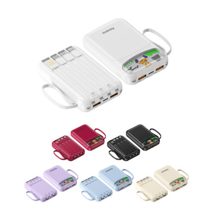 Kravenco Portable Charger, USB C in&out High-Speed Charging Battery Pack, External Phone Powerbank Compatible with iPhone 16 15 14 13 12 Samsung S22 S21 Google iPad etc