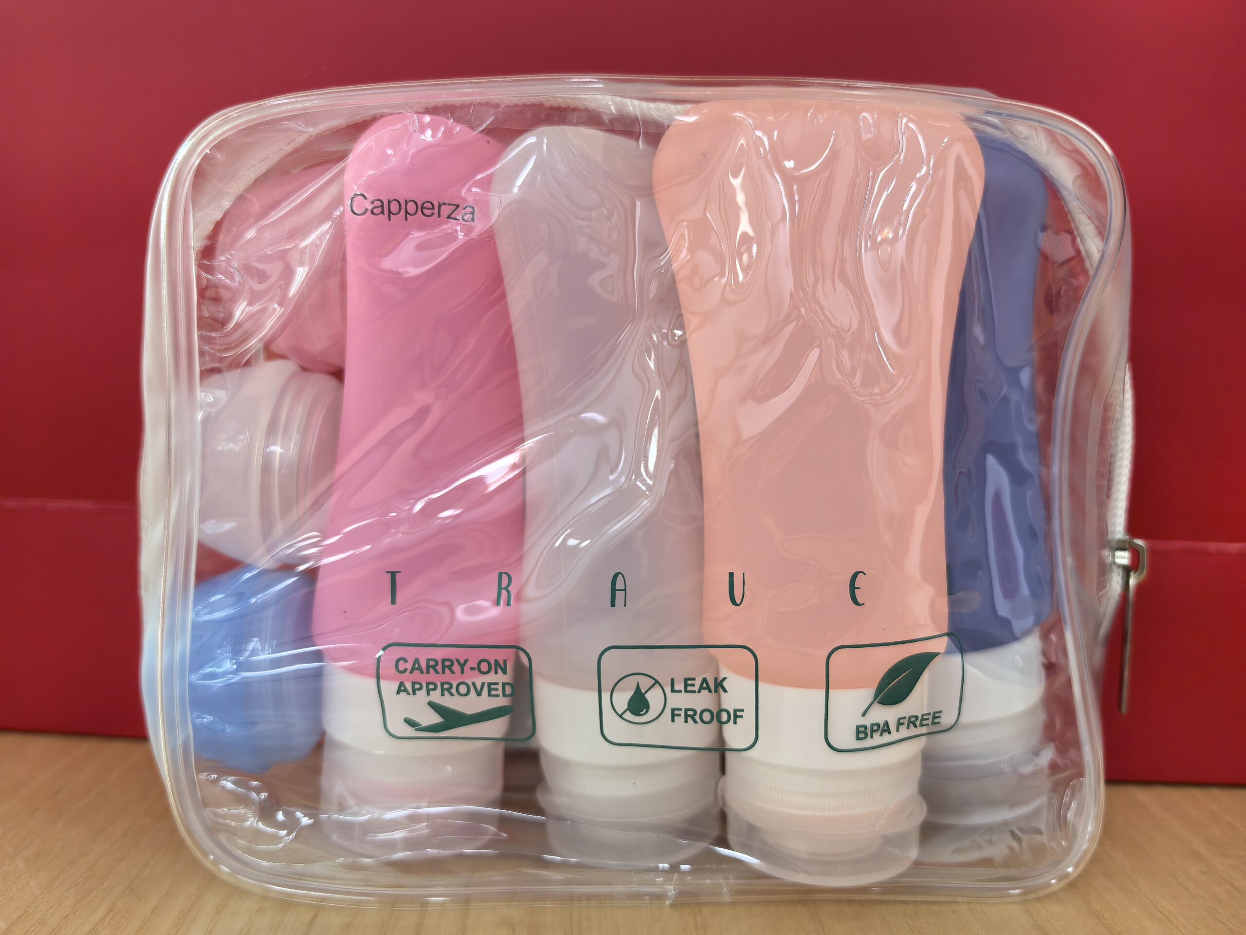 Capperza 14-Pack TSA-Approved Travel Bottles Set